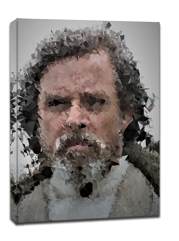 POLYamory - Old Luke Skywalker, Gwiezdne Wojny Star Wars - obraz na płótnie Wymiar do wyboru: 70x100 cm