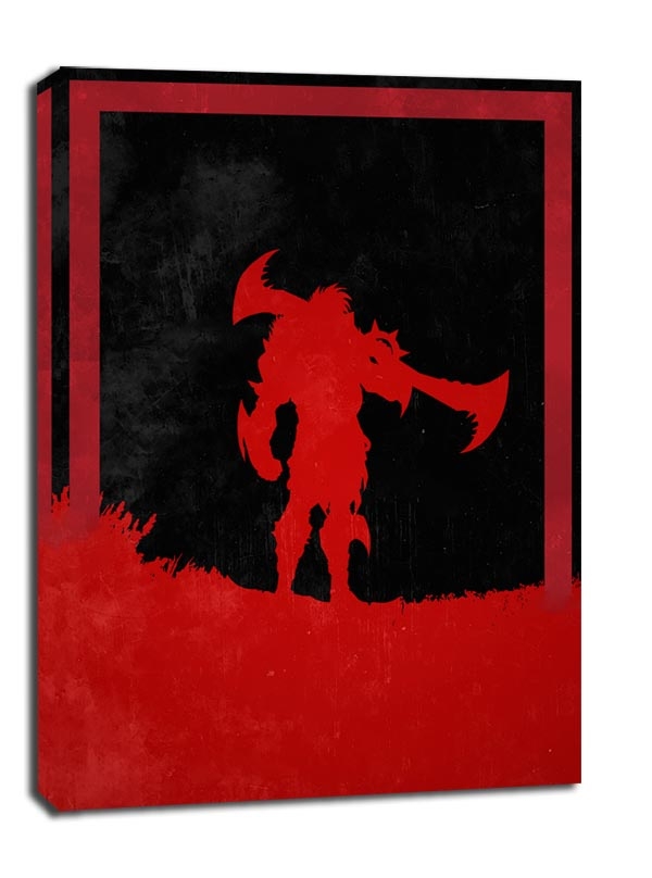 League of Legends - Draven - obraz na płótnie Wymiar do wyboru: 30x40 cm