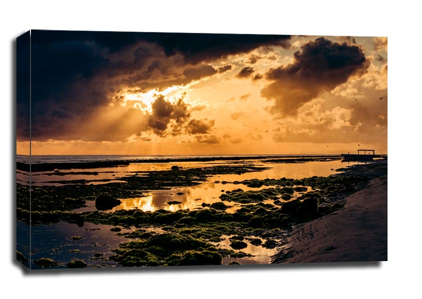 Фото - Картина Nusa penida sunrise II - obraz na płótnie Wymiar do wyboru: 30x20 cm 