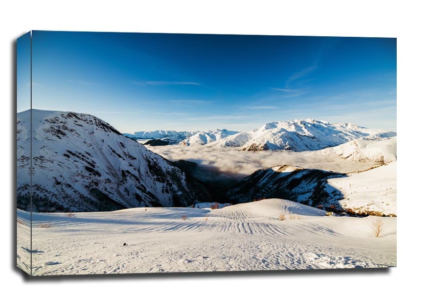 Les 2 Alps Francja - obraz na płótnie Wymiar do wyboru: 60x40 cm