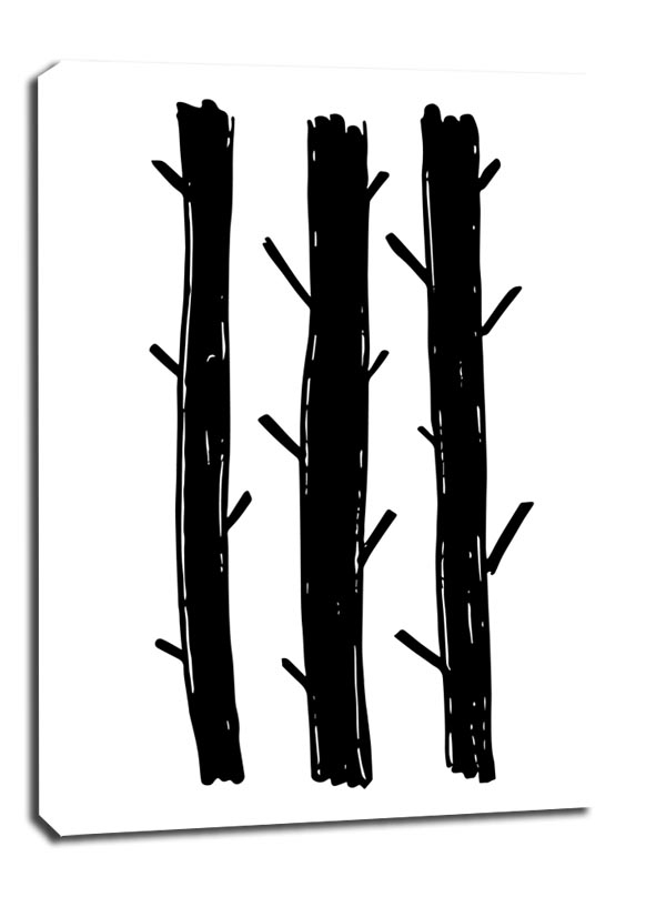 Drzewa - obraz na płótnie Wymiar do wyboru: 70x100 cm