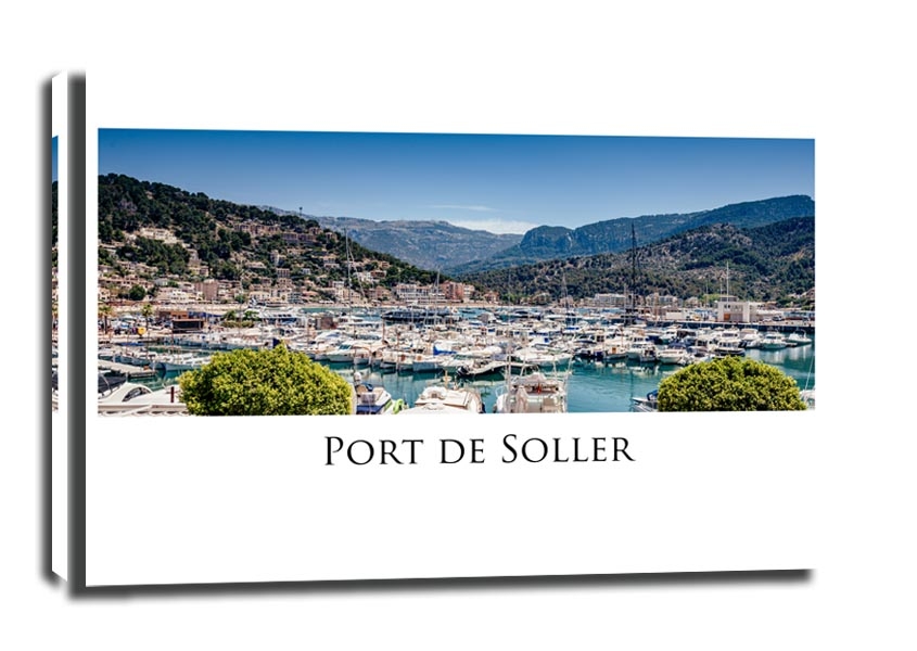 Zdjęcia - Obraz Port de Soller -  na płótnie Wymiar do wyboru: 100x70 cm