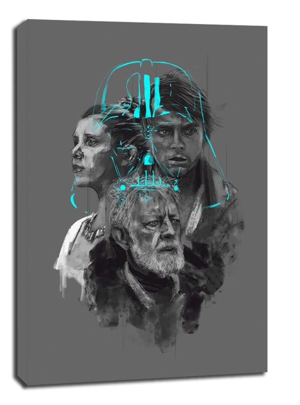 Star Wars Gwiezdne Wojny II Generacja - obraz na płótnie Wymiar do wyboru: 60x80 cm
