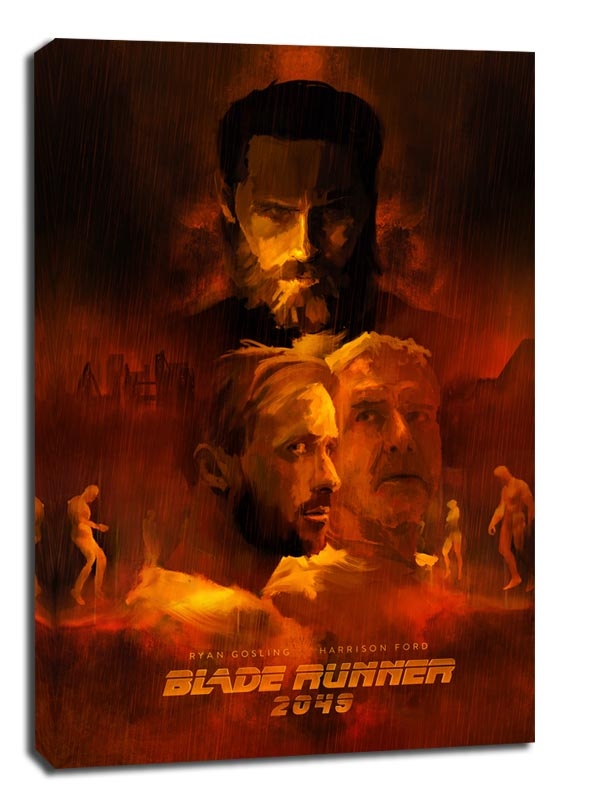 Фото - Картина Blade Runner 2049 Bohaterowie - obraz na płótnie Wymiar do wyboru: 90x120 
