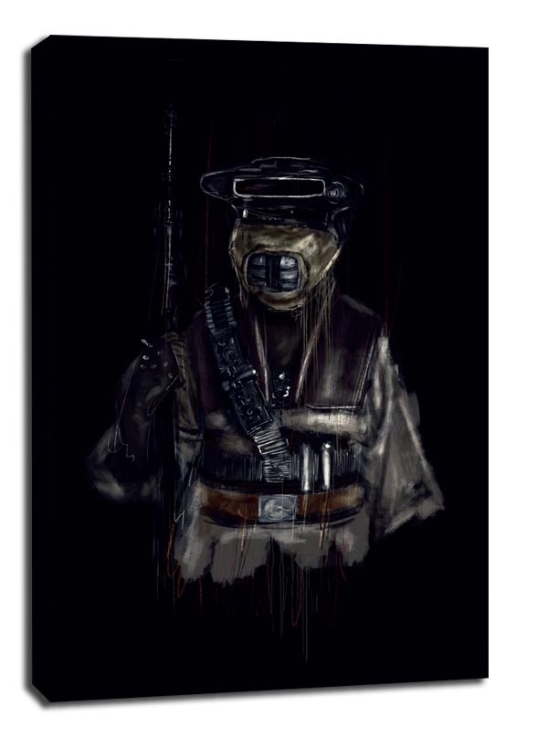 Star Wars Gwiezdne Wojny Leia w przebraniu Boushh  - obraz na płótnie Wymiar do wyboru: 40x50 cm
