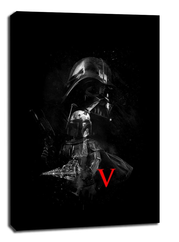 Star Wars Gwiezdne Wojny epizod V - obraz na płótnie Wymiar do wyboru: 50x70 cm