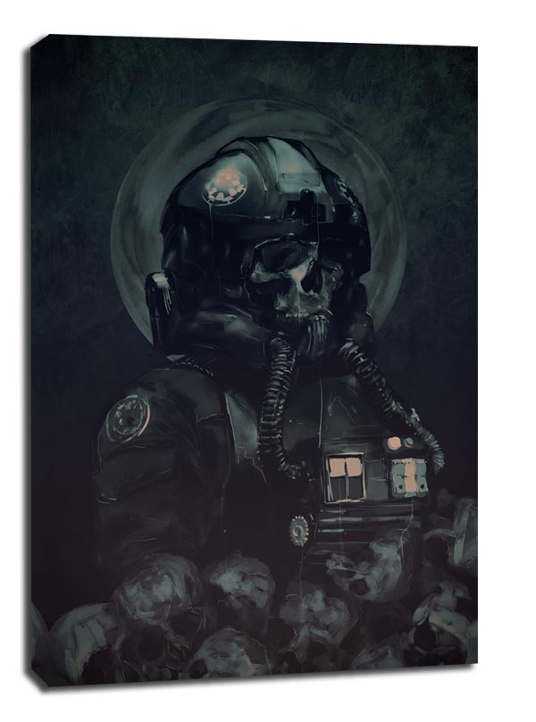 Gwiezdne Wojny Star Wars Skull Pilot - obraz na płótnie Wymiar do wyboru: 20x30 cm