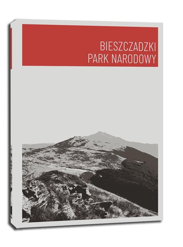 Parki Narodowe, Bieszczady red - obraz na płótnie Wymiar do wyboru: 30x40 cm
