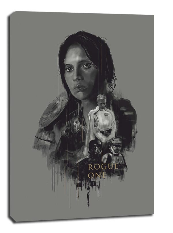 Star Wars Gwiezdne Wojny Łotr 1 - obraz na płótnie Wymiar do wyboru: 70x100 cm