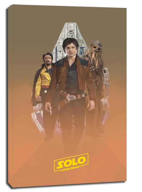 Star Wars Gwiezdne Wojny Solo finał - obraz na płótnie Wymiar do wyboru: 60x80 cm
