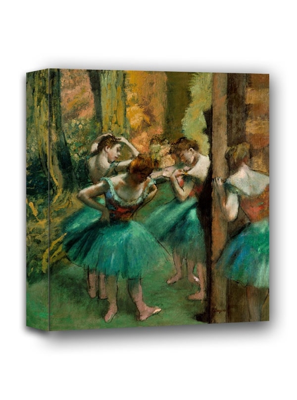 Фото - Картина A&D Dancers, Pink and Green, Edgar Degas - obraz na płótnie Wymiar do wyboru: 