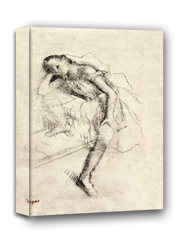 Dancer at Rest, Edgar Degas - obraz na płótnie Wymiar do wyboru: 60x90 cm