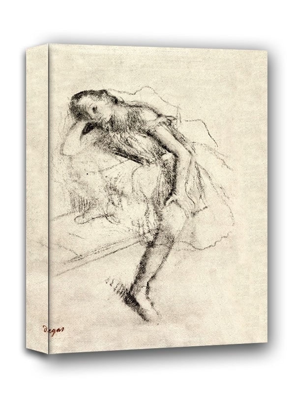 Dancer at Rest, Edgar Degas - obraz na płótnie Wymiar do wyboru: 70x100 cm