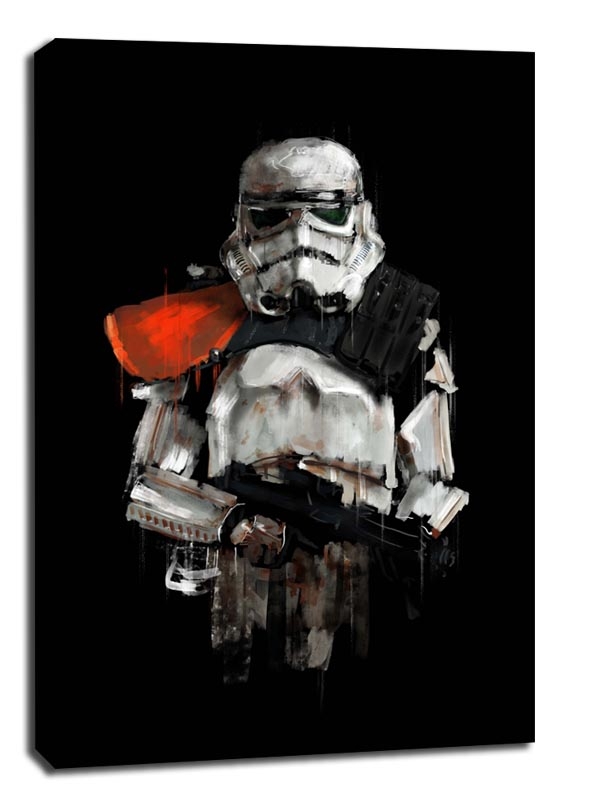 Star Wars Gwiezdne Wojny Szturmowiec Dowódca - obraz na płótnie Wymiar do wyboru: 50x70 cm