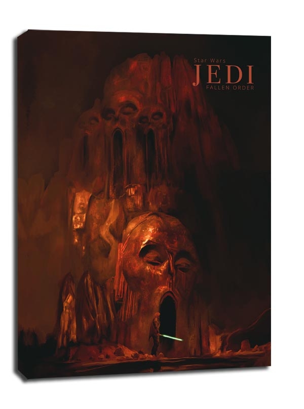 Фото - Картина Star Wars Gwiezdne Wojny Jedi - obraz na płótnie Wymiar do wyboru: 90x120 