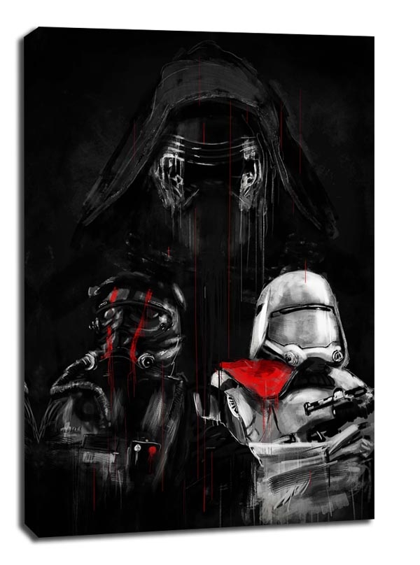 Star Wars Gwiezdne Wojny Przebudzenie Mocy - obraz na płótnie Wymiar do wyboru: 20x30 cm