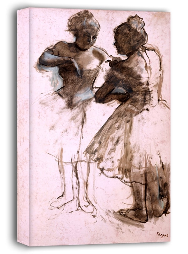Two Dancers, Edgar Degas - obraz na płótnie Wymiar do wyboru: 90x120 cm