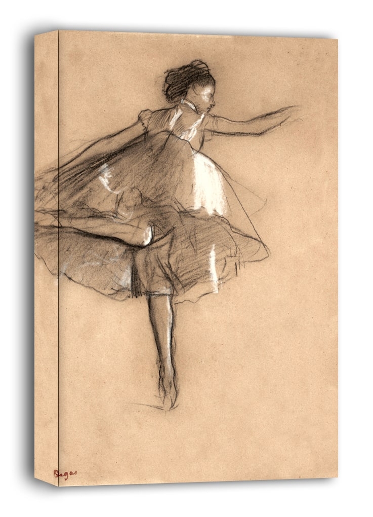 Dancer on pointe, Edgar Degas - obraz na płótnie Wymiar do wyboru: 40x60 cm