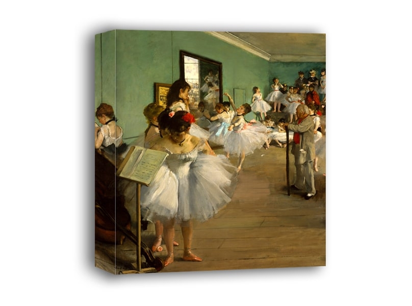 The Dance Class, Edgar Degas - obraz na płótnie Wymiar do wyboru: 60x60 cm
