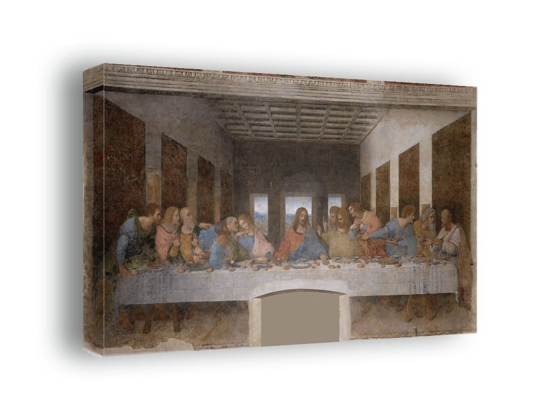 Ostatnia wieczerza -  Leonardo da Vinci - obraz na płótnie Wymiar do wyboru: 30x20 cm