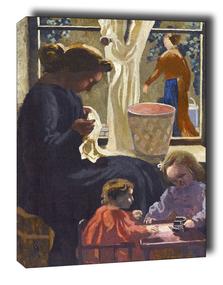 Privacy or Window Cleaning, Maurice Denis - obraz na płótnie Wymiar do wyboru: 40x60 cm
