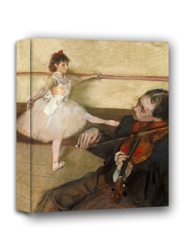 The Dance Lesson, Edgar Degas - obraz na płótnie Wymiar do wyboru: 60x80 cm