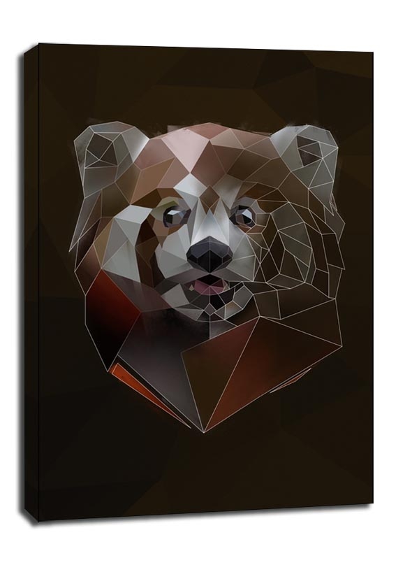 Redpanda tło - obraz na płótnie Wymiar do wyboru: 20x30 cm