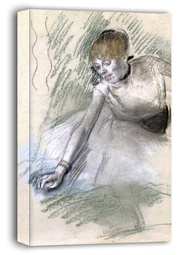 Dancer1880 85, Edgar Degas - obraz na płótnie Wymiar do wyboru: 30x40 cm