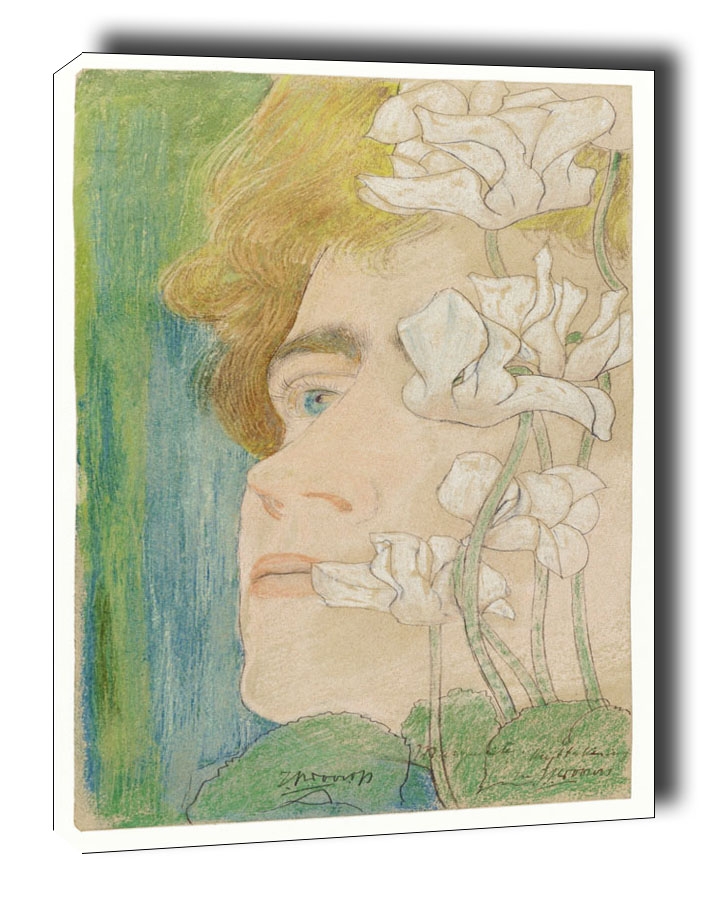 Marguérite, Jan Toorop - obraz na płótnie Wymiar do wyboru: 40x60 cm