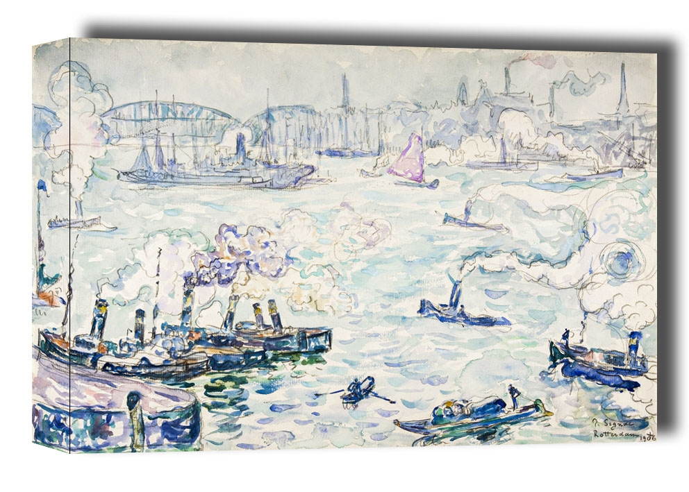 Rotterdam, Paul Signac - obraz na płótnie Wymiar do wyboru: 60x40 cm