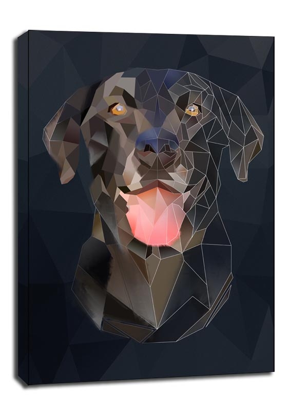 Pies tło - obraz na płótnie Wymiar do wyboru: 90x120 cm