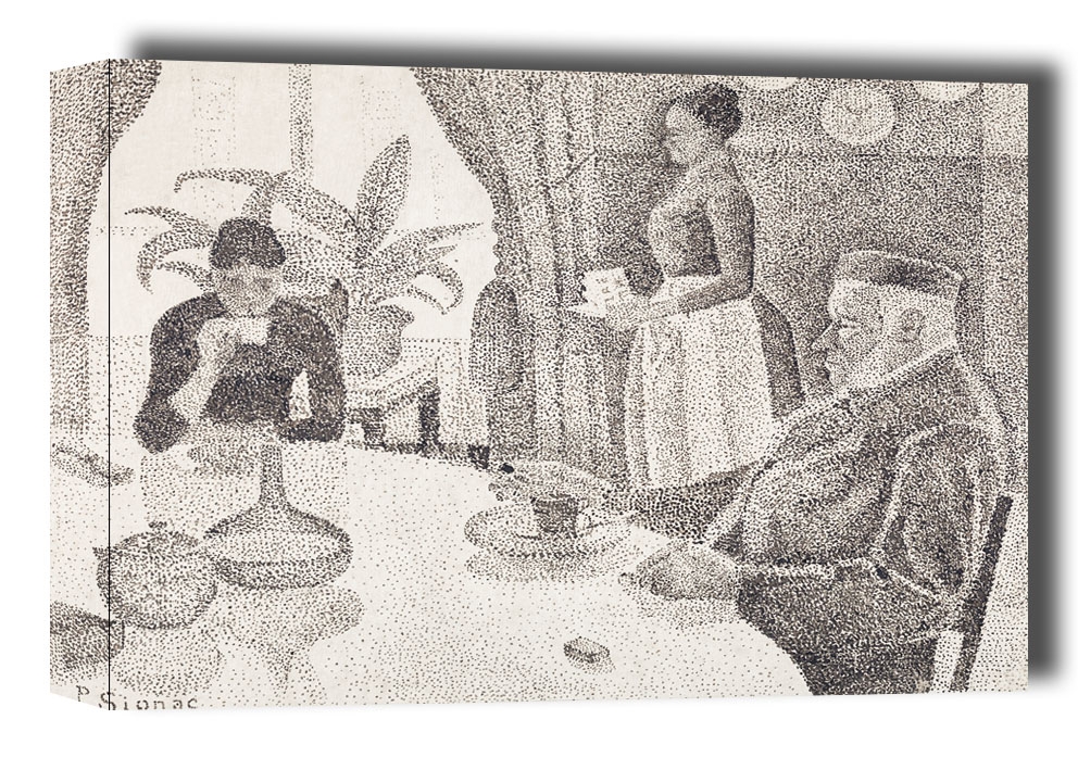The Dining Room, Paul Signac - obraz na płótnie Wymiar do wyboru: 100x70 cm