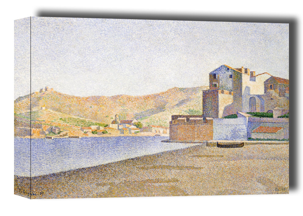 The Town Beach, Collioure, Opus 165, Paul Signac - obraz na płótnie Wymiar do wyboru: 91,5x61 cm