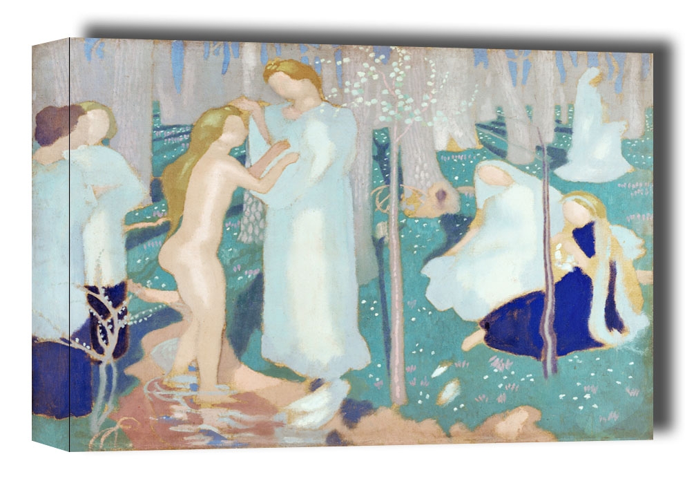Springtime, Maurice Denis - obraz na płótnie Wymiar do wyboru: 120x90 cm