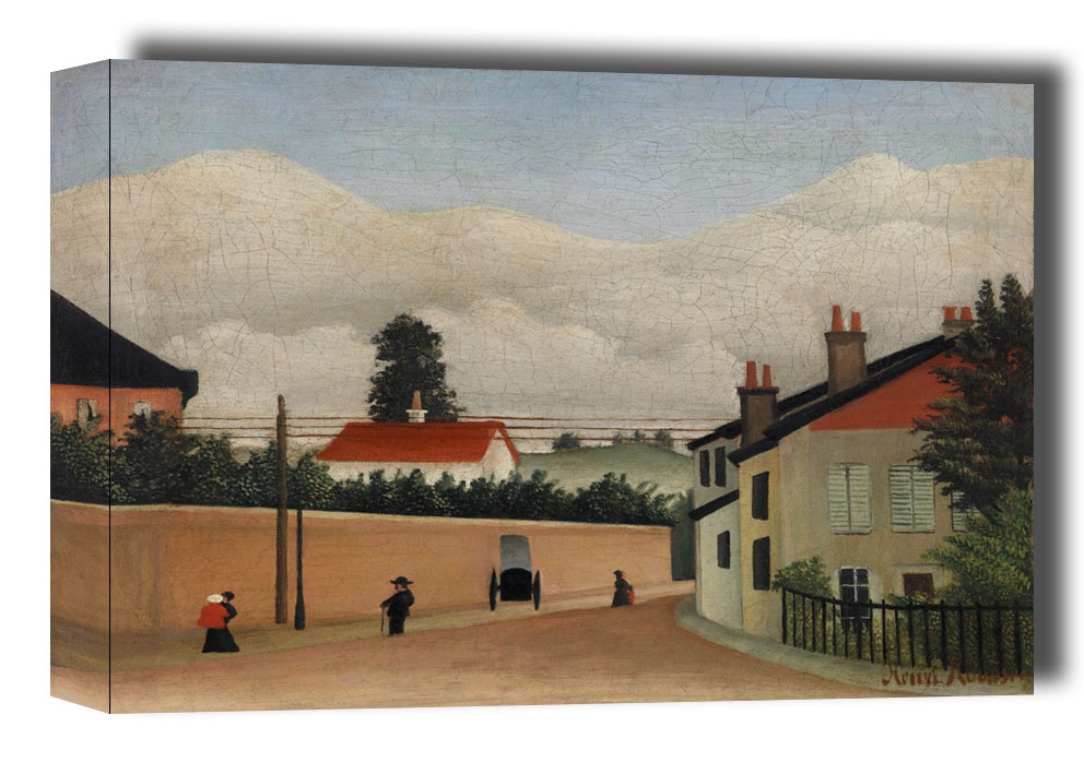 Outskirts of Paris, Henri Rousseau - obraz na płótnie Wymiar do wyboru: 60x40 cm