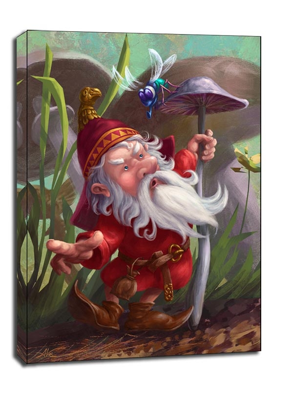 Krasnoludek - obraz na płótnie Wymiar do wyboru: 50x70 cm