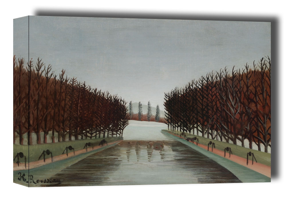 Le canal, Henri Rousseau - obraz na płótnie Wymiar do wyboru: 30x20 cm