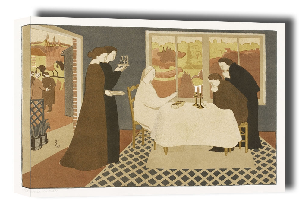 The pilgrims of Emmaus, Maurice Denis - obraz na płótnie Wymiar do wyboru: 80x60 cm