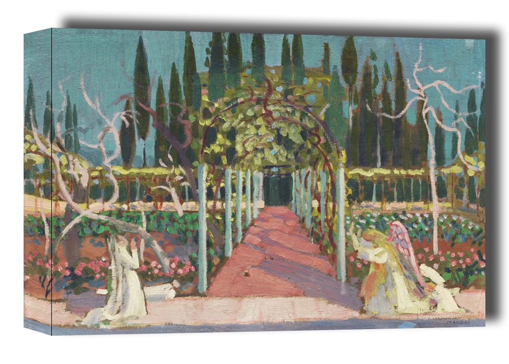 Annunciation, Maurice Denis - obraz na płótnie Wymiar do wyboru: 40x30 cm
