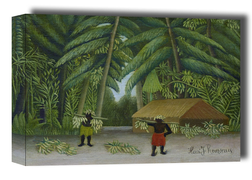 Banana Harvest, Henri Rousseau - obraz na płótnie Wymiar do wyboru: 80x60 cm