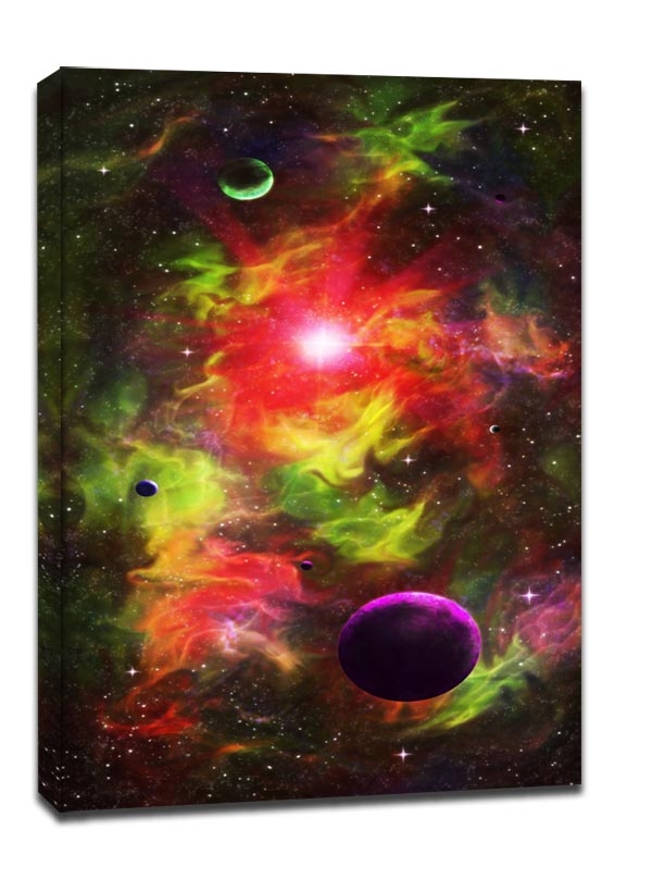 Deep Space, Monet - obraz na płótnie Wymiar do wyboru: 30x40 cm