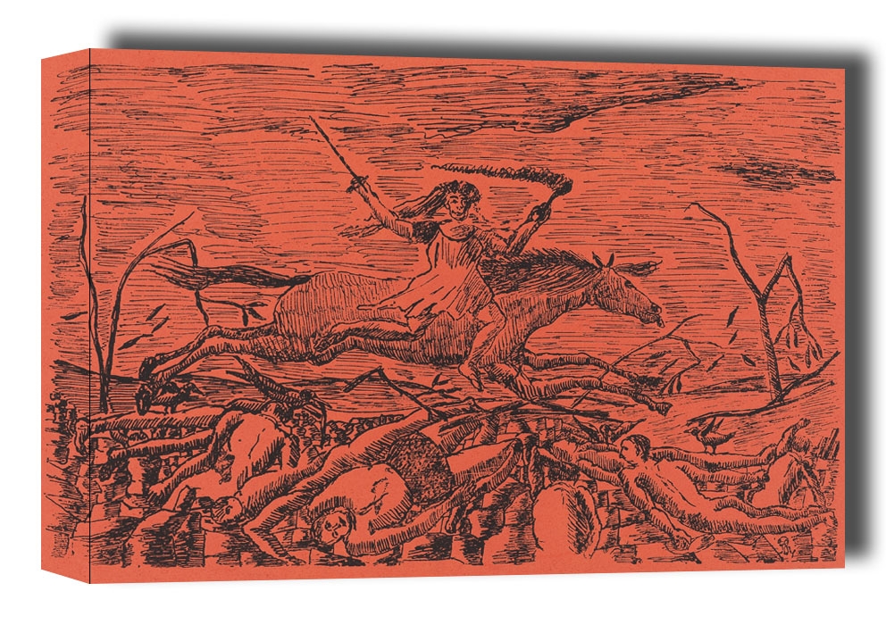 La Guerre, Henri Rousseau - obraz na płótnie Wymiar do wyboru: 40x30 cm
