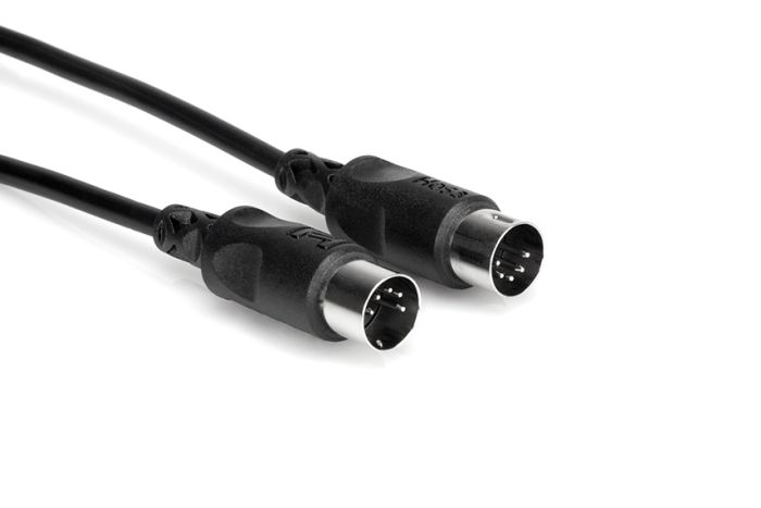 HOSA MID-301BK - Kabel MIDI 0.3m, czarny