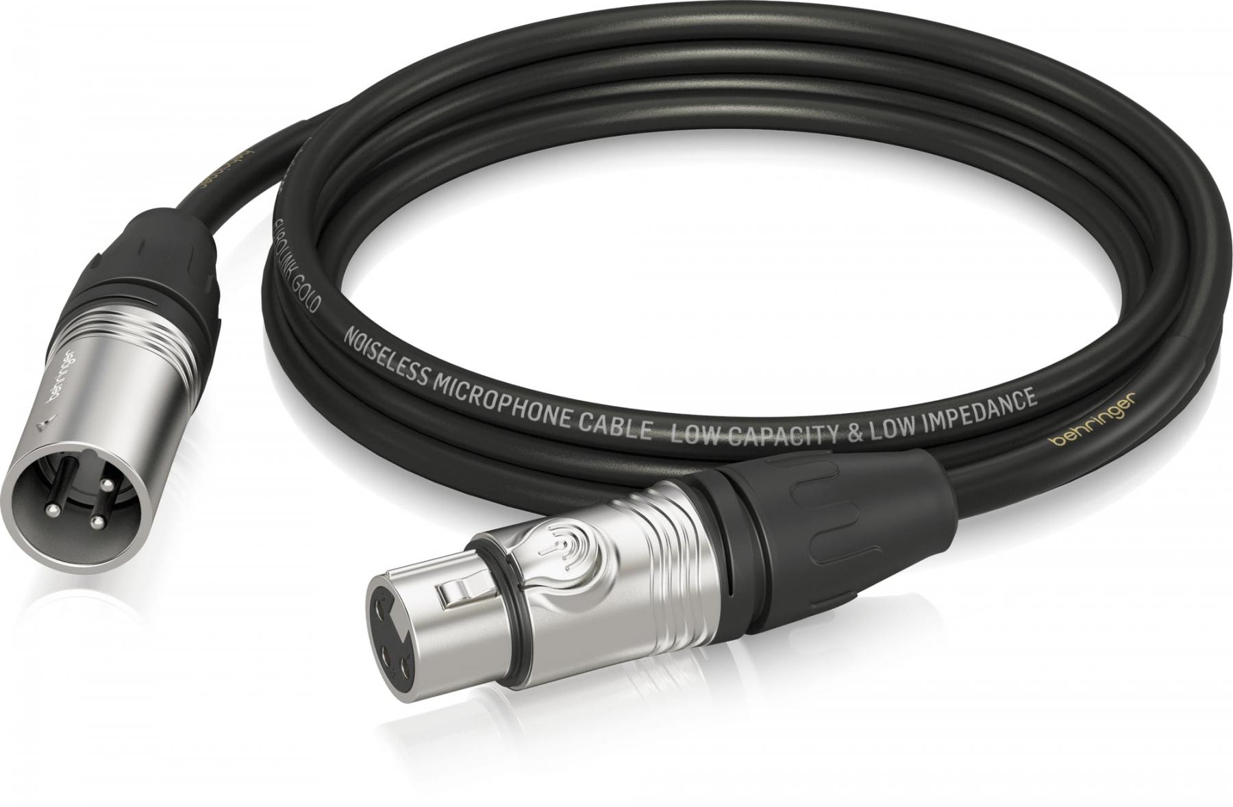 ‌Behringer GMC-300 - Kabel mikrofonowy - 3m ♦ 30 DNI NA ZWROT ♦ GWARANCJA DOOR-TO-DOOR ♦ SZYBKA WYSYŁKA