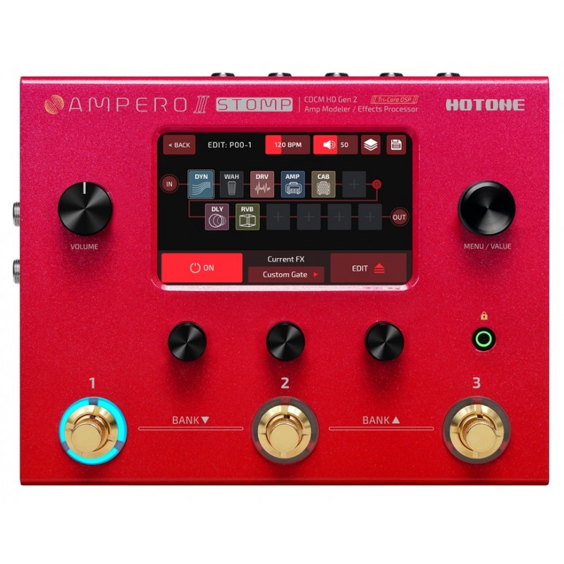 Hotone Ampero II Stomp 10th Anniversary Limited Edition - procesor gitarowy