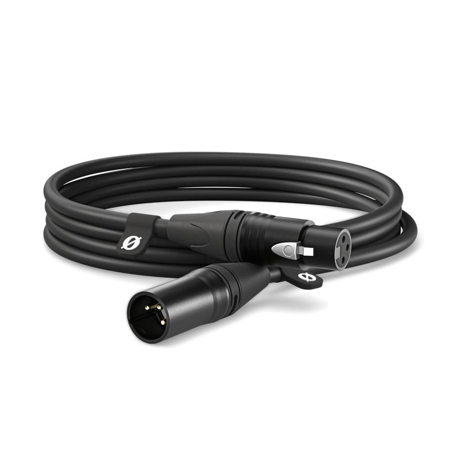 Rode XLR 3m Black‌ - Kabel ♦ NATYCHMIASTOWA WYSYŁKA ♦ 30 DNI NA ZWROT ♦ GWARANCJA DOOR-TO-DOOR