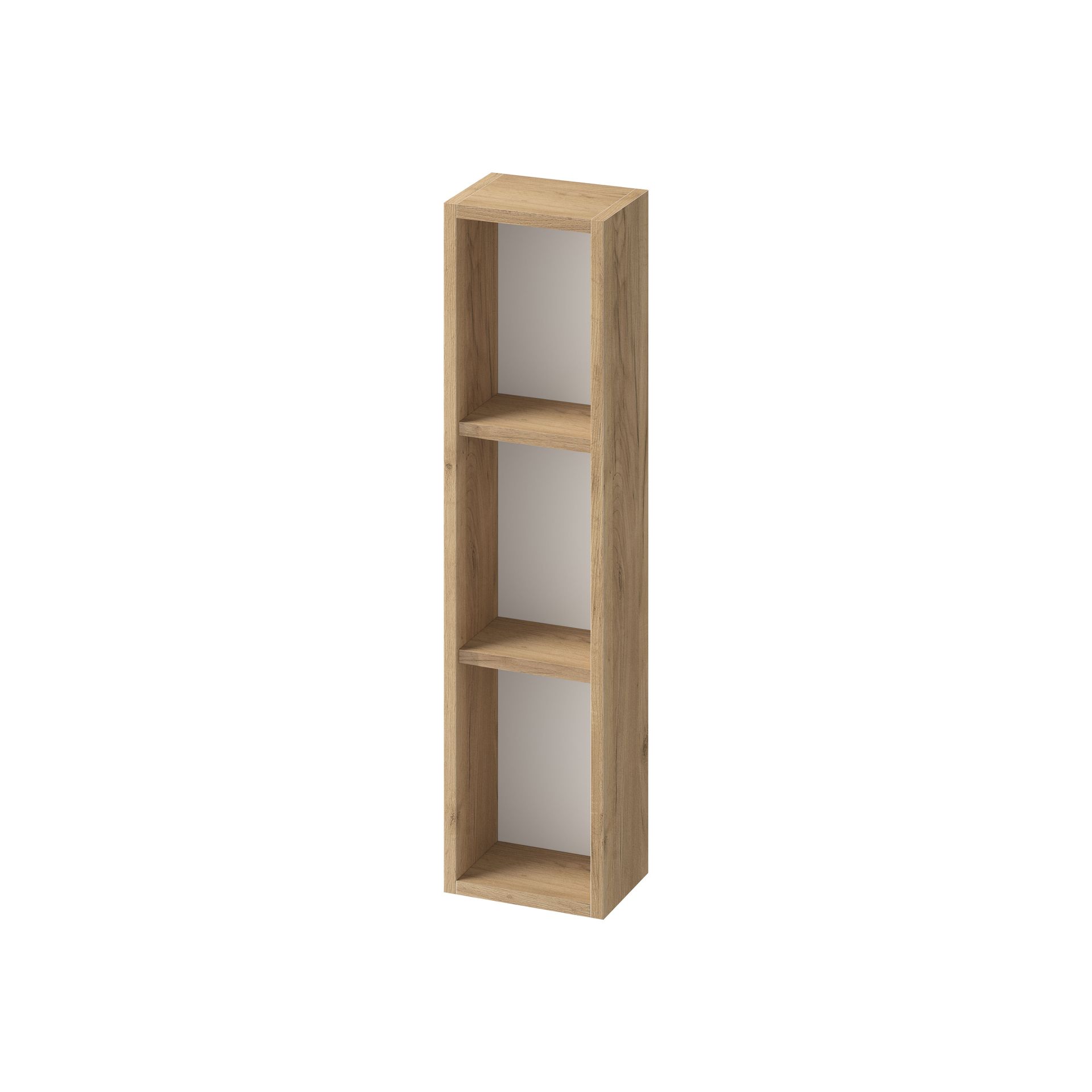 Szafka łazienkowa wisząca otwarta Senti Malta Plus/ Costa 20 cm jasne drewno