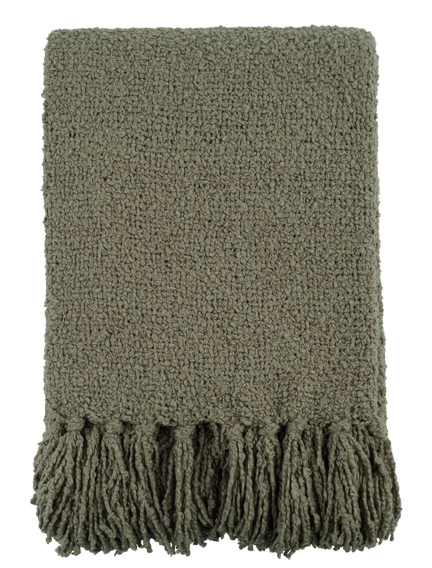 Koc Boucle 130X170 Cm Khaki
