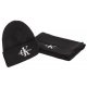 Zestaw prezentowy czapka i szalik Gifting Mono Beanie/Scarf Black K50K511199 BDS (CK393-a) Calvin Klein