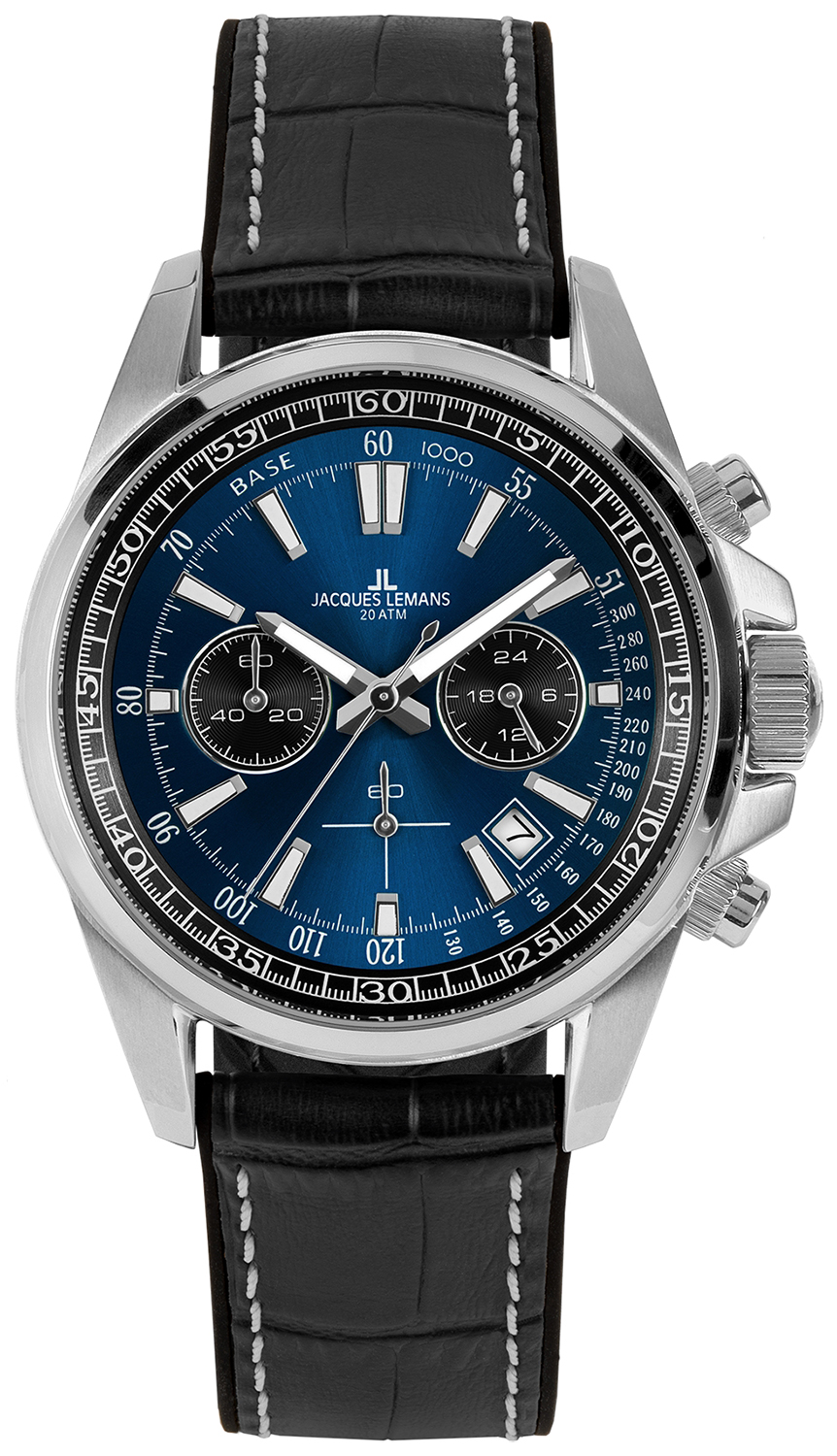 Zegarek Jacques Lemans 1-2117S Liverpool Chronograph - Natychmiastowa WYSYŁKA 0zł (DHL DPD INPOST) | Grawer 1zł | Zwrot 100 dni